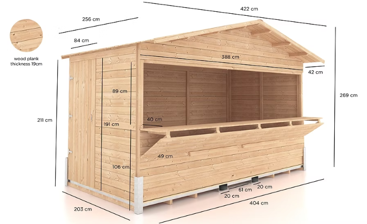 Kerstchalet "Groot"